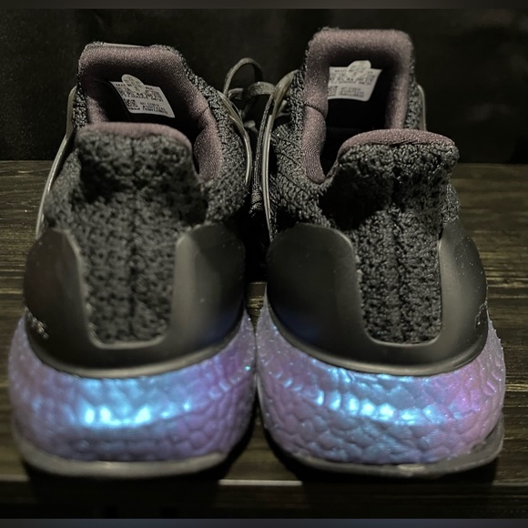 Adidas Ultra Boost 5.0 DNA Core Black Metallic Blue mens size 10 brand new - Picture 4 of 6